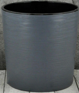 Кашпо Вега 17.2л АНТРАЦИТ d30 h30 купить