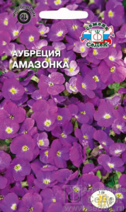 Аубреция Амазонка (розово-фиолетовая)  купить