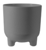 Кашпо Фита 1.45л серый муссон d13 h14 купить