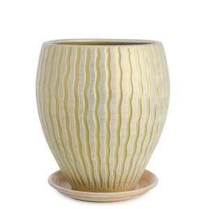 Горшок Мане оливка конус 21см 8л купить