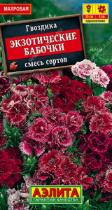 Гвоздика Экзотические бабочки, смесь  купить