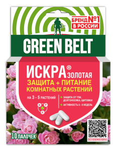 Искра Золотая ПАЛОЧКИ для защиты Комнатных растений 10шт/48 купить