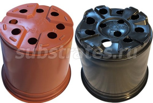 Горшок 0.8л круглый д-12 /30 террак. купить