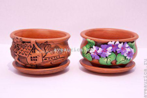 Горшок Фиалка 0,4 с поддон купить