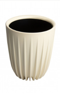 Кашпо Сигма 18л ванильный d30  h37 купить