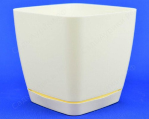 Кашпо Тоскана квадр. 2,5л 15см крем купить