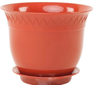 Горшок Лилия с подст.1,5л цв. в ассорт. купить