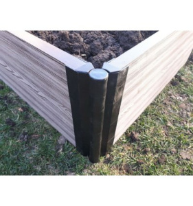 Стыковочный элемент д/досок ДПК 150*30мм (черный) купить