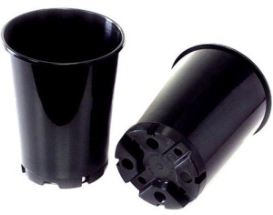 Горшок 2л высокий 12*12*20 круглый литьевой   купить