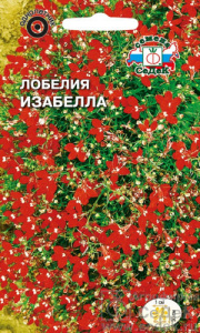 Лобелия Изабелла (ампельная, красная)  купить