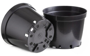 Горшок 2.5л d=18см, h=14см литьевой круглый купить