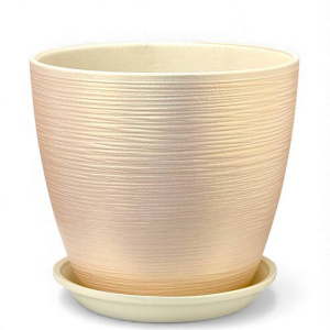 Горшок Перламутр бутон персик 18см 3.2л купить