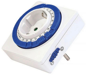 Розетка с таймером механич.3600Вт,96 вкл./выкл.сутки,интервал15мин.Smartbuy   купить