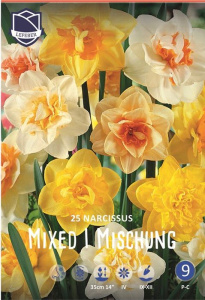Смесь нарциссов махровых (1х25шт) купить