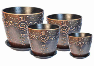 Бутон Индия бронза из 4-х купить