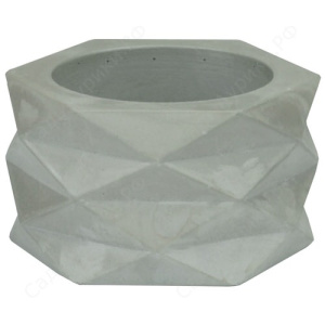 Кашпо ромбы 0.15л(серый) купить