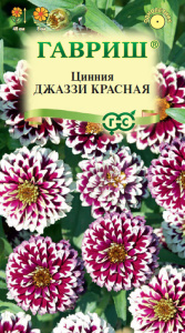 Цинния Джаззи красная (узколистная) купить