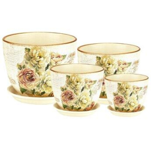 Горшок Декупаж милан (533) 1 из 4-х  13см  купить