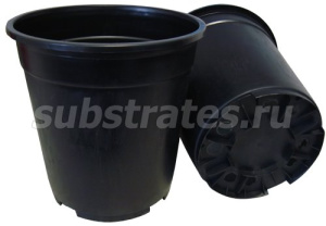 Горшок 7л высокий 22*26 литьевой круглый купить