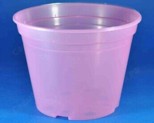 Кашпо дренажное 14/10,5см (прозр.-фиолет.) купить