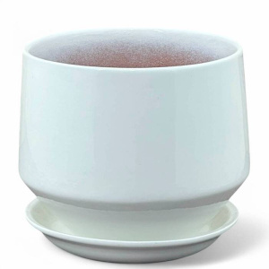 Горшок Глянец диана белый d13/h13см купить