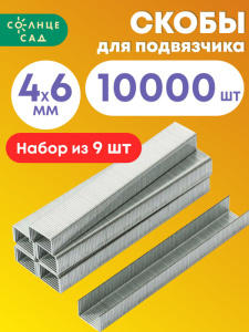 Таппенер СКОБЫ 10000шт Солнце Сад купить