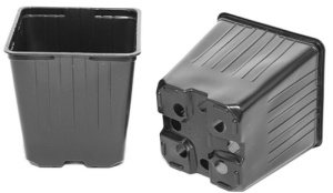 Горшок  1л 11*11*11см формованный квадратный купить