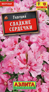Годеция Сладкие сердечки махровая купить