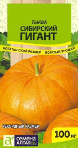 Тыква Сибирский Гигант Сибирские гиганты!  купить