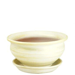 Горшок Кантри фиалочница бел./зол. 19см 1.5л  купить