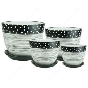 Горшок Роспись милан диор 1 из 4-х 13см купить