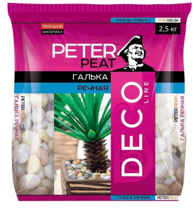 Галька речная мелкая ДЕКО 2.5л купить