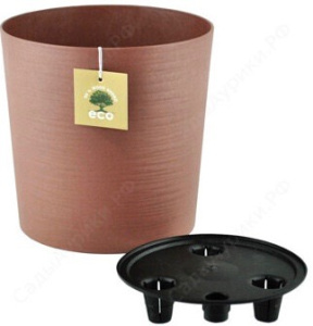 Кашпо Эко Цилиндр 5.2л гранит d20 h20 купить