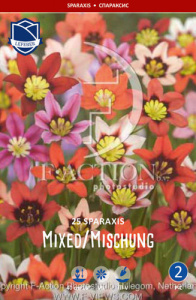 Спараксис tricolor смесь /25шт купить
