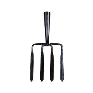 Вилы 4-х рогие копальные 190*395 б/ч широкий зуб,удл тулейка купить