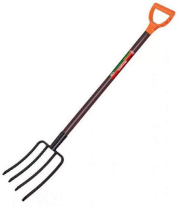 Вилы 4-х рогие с черенком лакированным Молодость моя (127см) купить