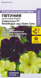 Петуния Софистика F1 Блекберри энд Лайм Грин купить