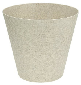 Кашпо Эко Конус 5.2л слоновая кость d22,5 h21 купить