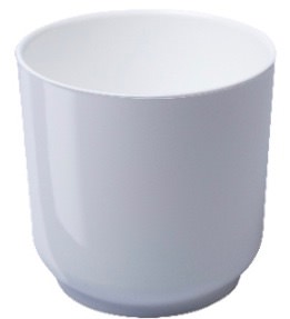 Кашпо Дельта 17.3л белый d30 h30 купить