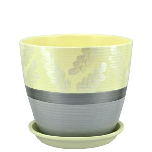 Горшок Роспись бутон дижон желт. 1.7л 15см купить