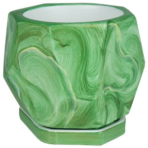 Горшок МК-малахит капля 15*15/h13с 0.95л купить