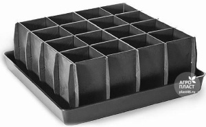 Набор д/рассады 16 мест 26,5*26,5*9 (разборный) купить