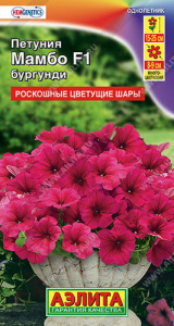 Петуния Мамбо F1 бургунди многоцветковая  купить