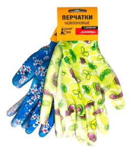 Перчатки Дачница нейлоновые с рисунком дс-218/1пара/12 купить