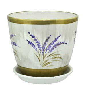 Горшок Роспись бутон 18см 3.8л  купить