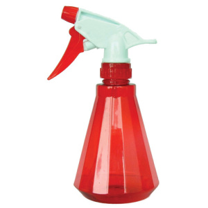 Флакон с распыл. 330мл прозр.красный Граненый Конус  06-925 купить