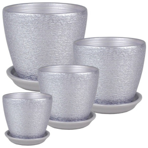 Горшок бутон Кассандра сиреневый 0.5л d12 h 10 1 из 4-х купить