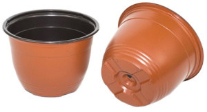 Кашпо 3.5л  d22см h15см формованный купить