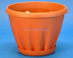 Горшок Знатный  6.7л с подд. (терак.) купить