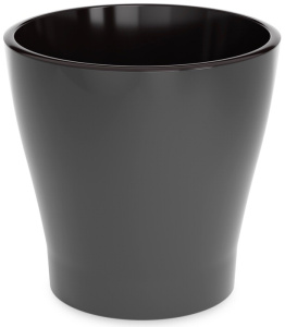 Горшок Лея 10л графитовый двойной м8871 купить